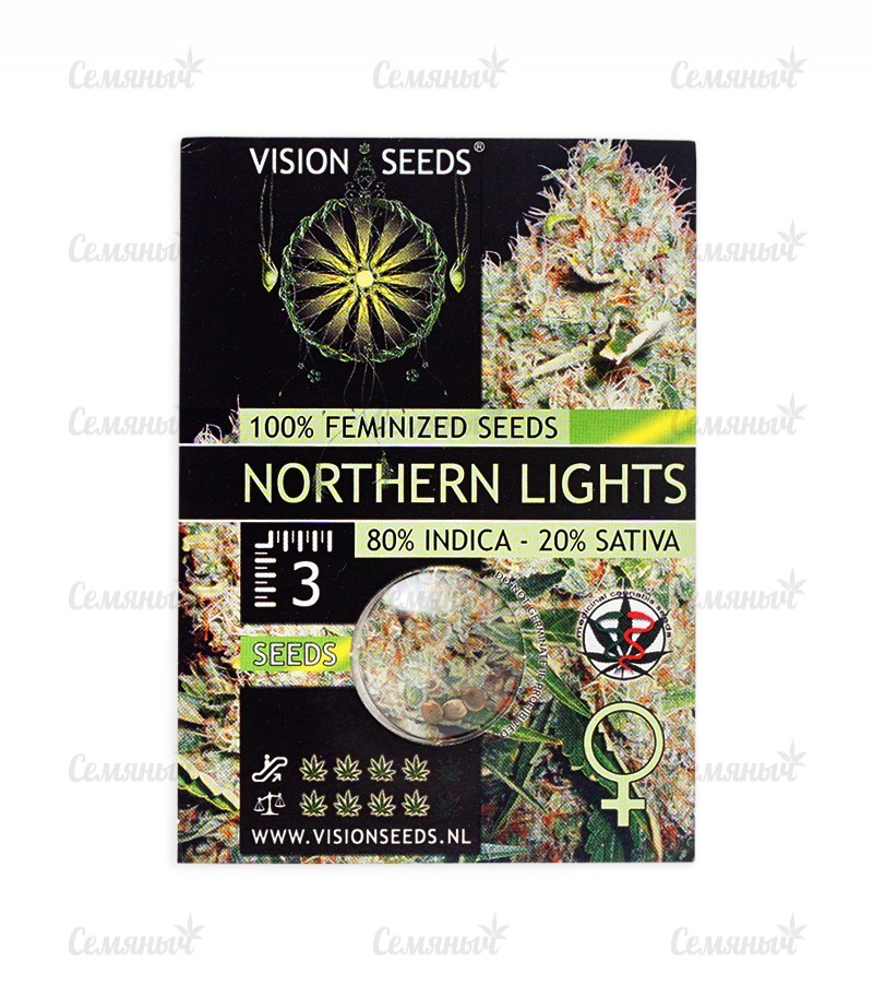 Семена сорта   Northern Lights fem (Vision Seeds) 